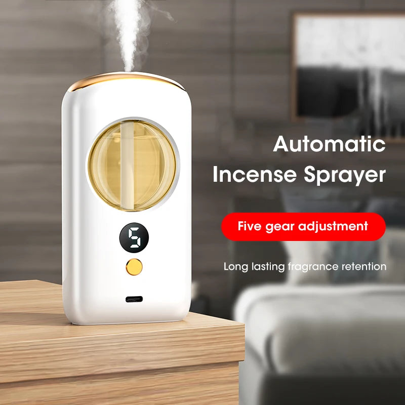 Smart Aromatherapy Machine Air Freshener Purifier Automatic Sprayer Essential Oil Perfume Diffuser Living Room Toilet Deodorizer