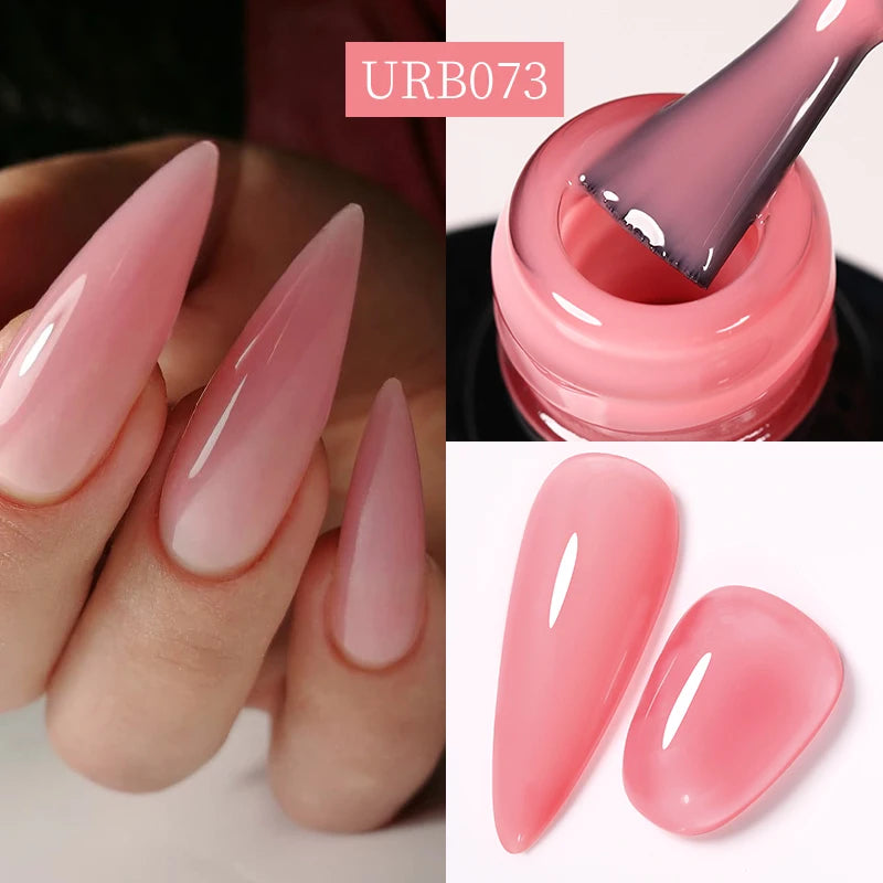 7ML Fiber Rubber Base Gel for Broken Nail Repaired Fiberglass