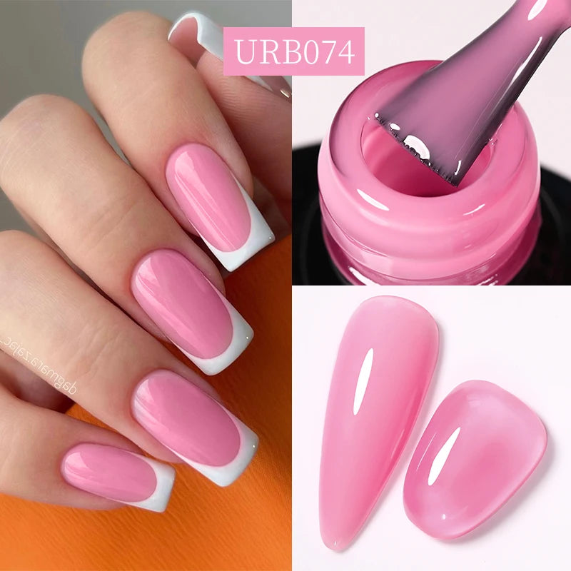 7ML Fiber Rubber Base Gel for Broken Nail Repaired Fiberglass