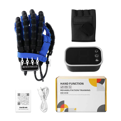 Left & Right Hand Finger Rehabilitation Exerciser Robot Gloves Stroke Hemiplegia Cerebral Infarction Training Equipment Therapy