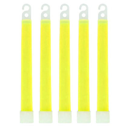 1-50pcs Glow Sticks with Hook 6 inch Fluorescence Light for Hiking Camping Outdoor Emergency Concert Party Light Sticks