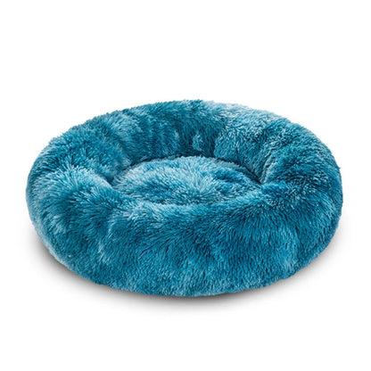 40-90cm Fluffy Dog Bed For Large Round Dog Bed Super Soft Cat House Plush Cat Nest Winter Warm Dog Pet Bed