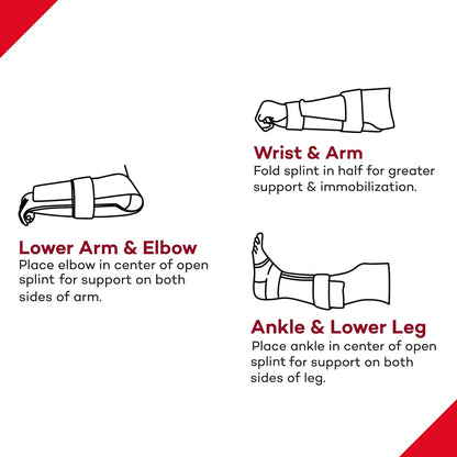 New First Aid Aluminum Splint Roll 11*46cm Medical Survival Polymer For Fixture Bone Emergency Medical Kit Outdoor Travel