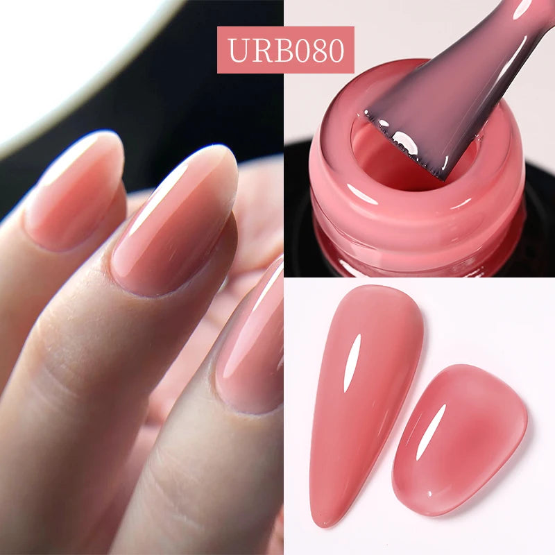 7ML Fiber Rubber Base Gel for Broken Nail Repaired Fiberglass