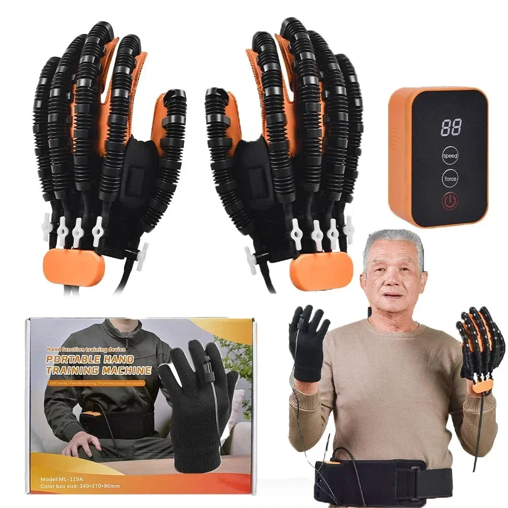 Rehabilitation Robot Glove Hand Device Finger Training Massage Gloves Stroke Hemiplegia Rehabilitation Hand Function Recovery