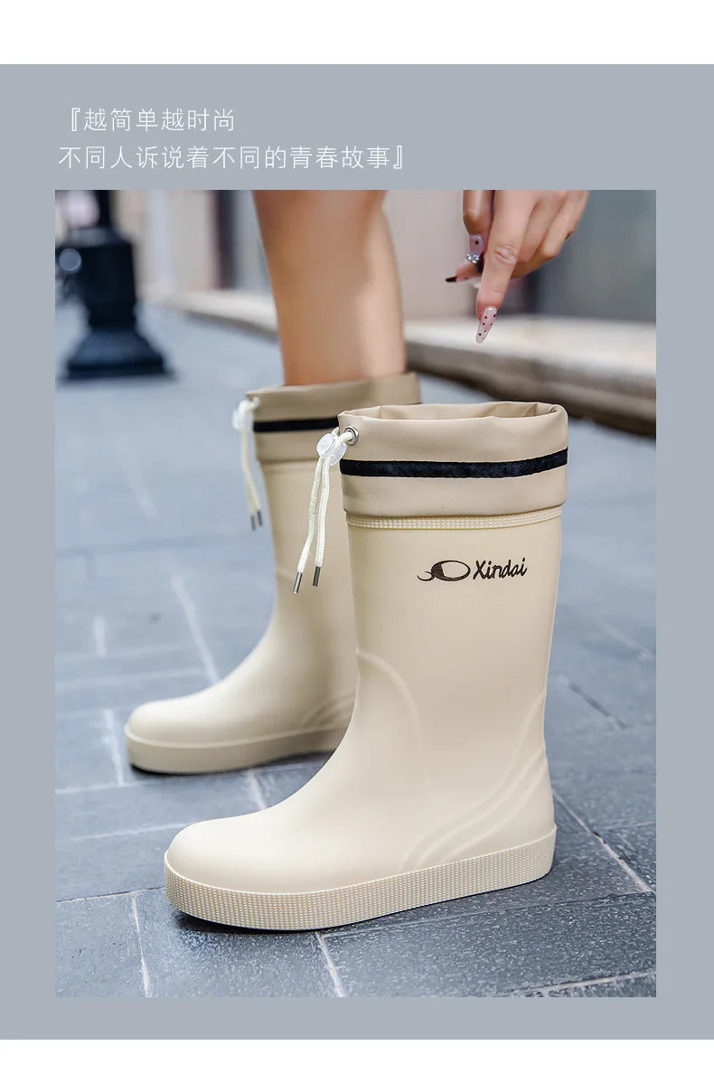 Fashionable and Versatile Rain Boots Rain Boot Waterproof