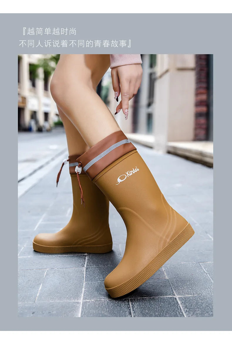 Fashionable and Versatile Rain Boots Rain Boot Waterproof