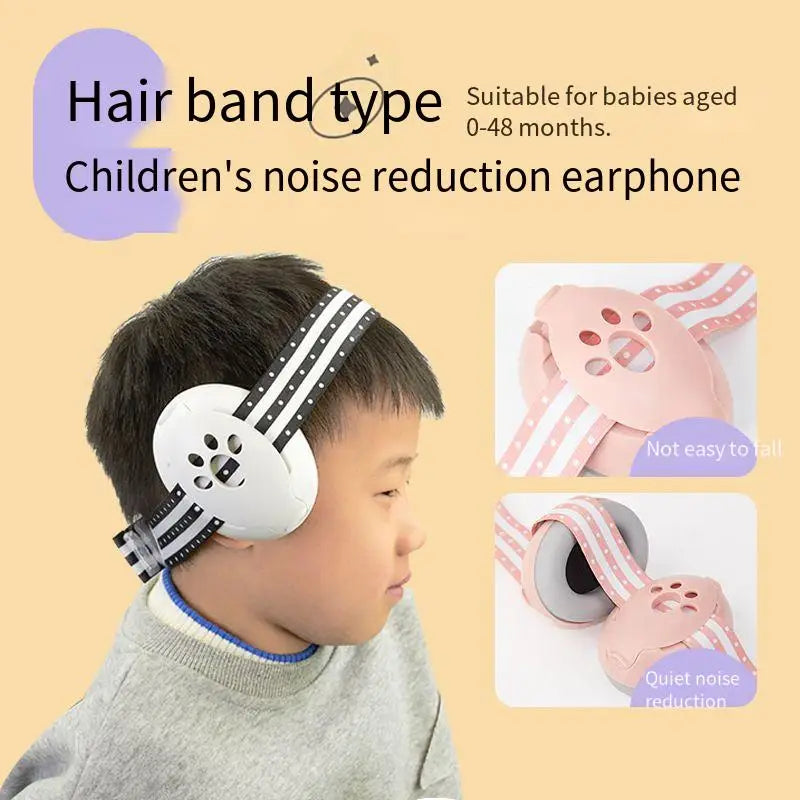 Ear Protection Kids' Outdoor Sleep and Airplane Anti-noise Earmuffs Cache-oreilles anti-bruit pour enfants