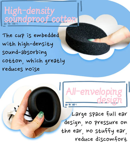 Ear Protection Kids' Outdoor Sleep and Airplane Anti-noise Earmuffs Cache-oreilles anti-bruit pour enfants