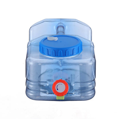 5.5L/10L Capacity Outdoor Water Bucket Portable Water Tank Container with Faucet Driving Water Tank Picnic Camping Accsesorios