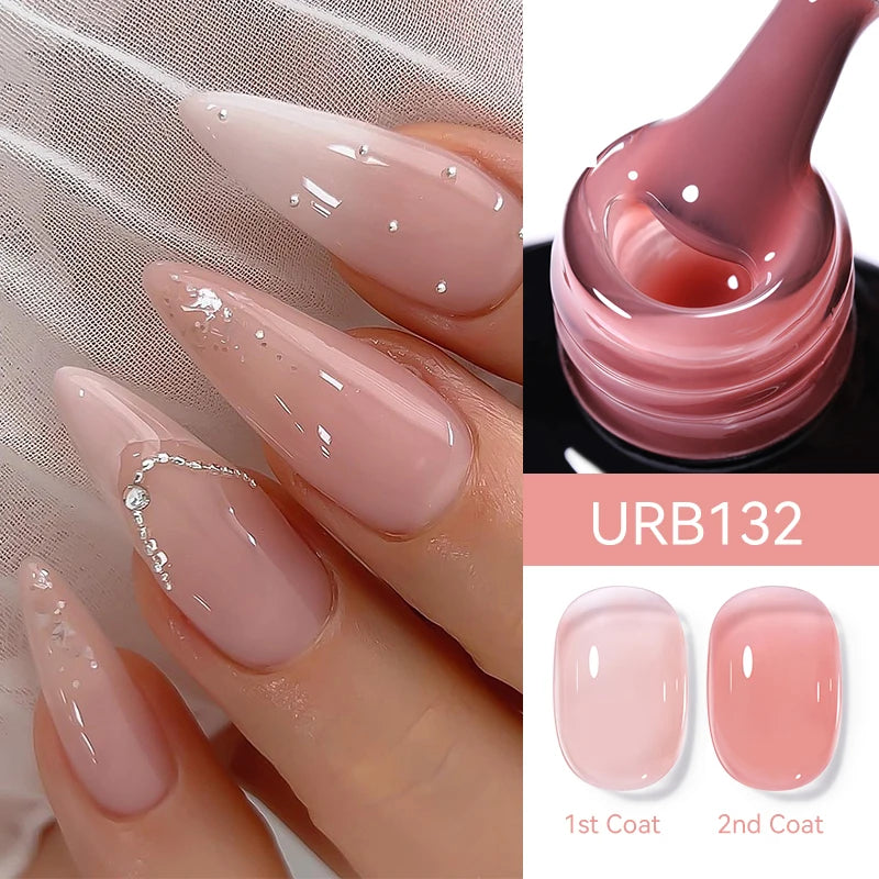 7ML Fiber Rubber Base Gel for Broken Nail Repaired Fiberglass