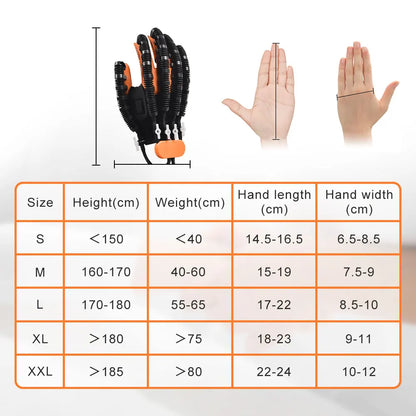 Rehabilitation Robot Glove Hand Device Finger Training Massage Gloves Stroke Hemiplegia Rehabilitation Hand Function Recovery