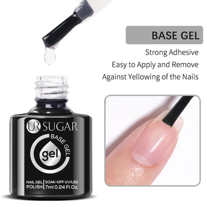 7ML Fiber Rubber Base Gel for Broken Nail Repaired Fiberglass