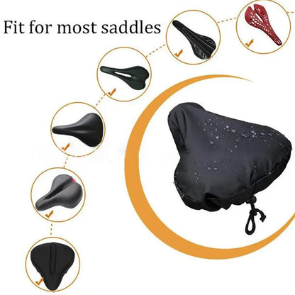 Bicycle Seat Rain Cover Cover Uv Protection for Mtb Bike