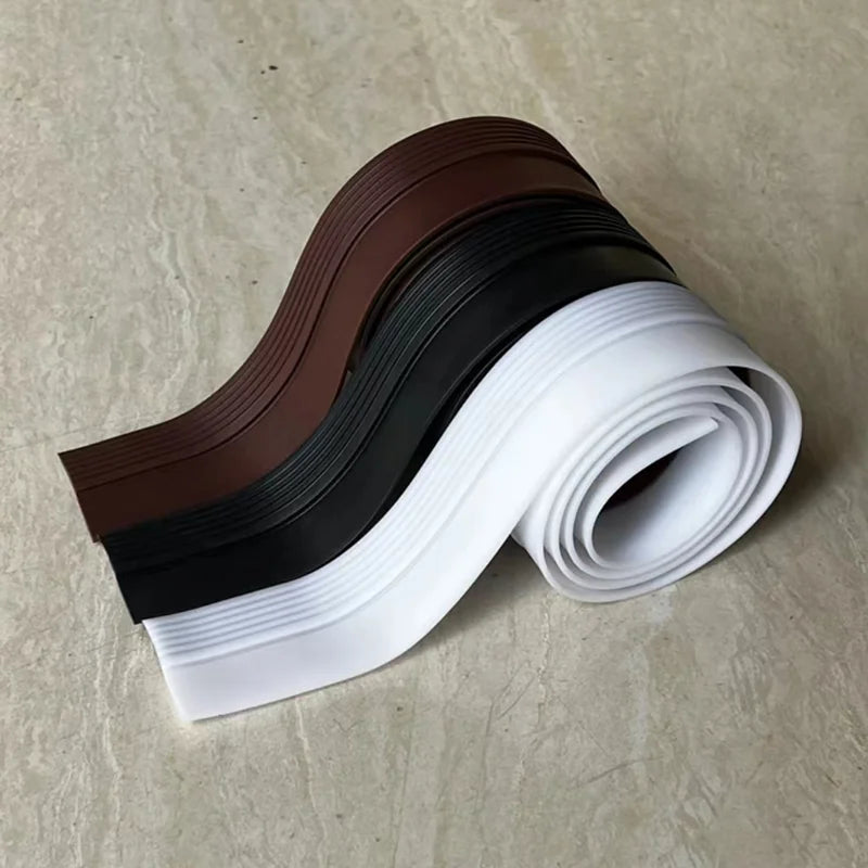 New Dustproof Door Draught Weatherstrip Bottom Seal Strip Silicone Windproof Dust Self Adhesive For Doors Stopper Sealing Tape