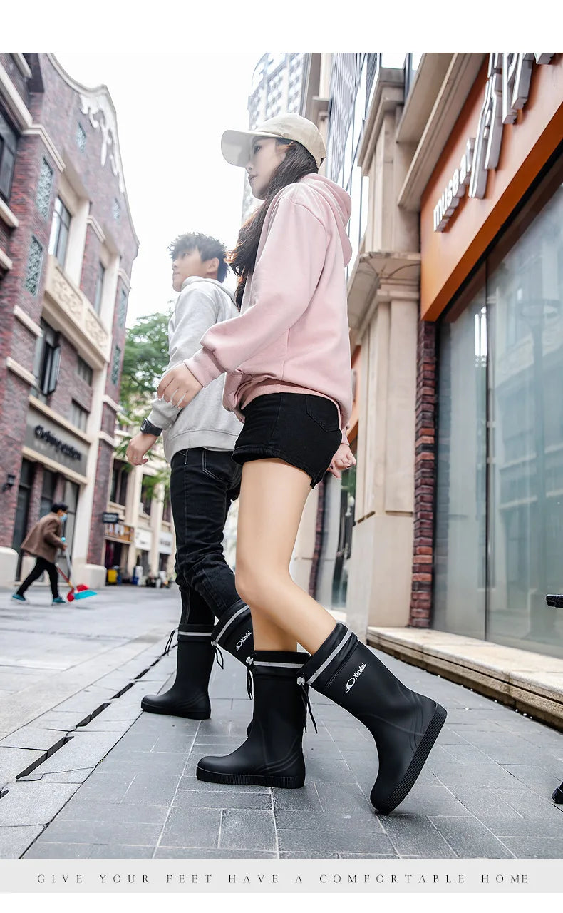 Fashionable and Versatile Rain Boots Rain Boot Waterproof