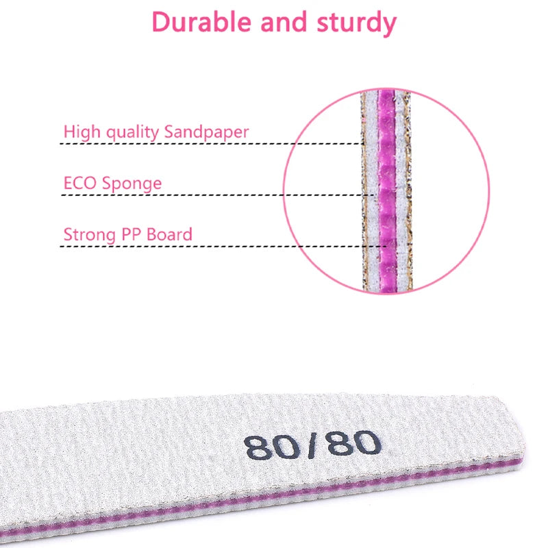 Double Sided Nail Files For Manicure