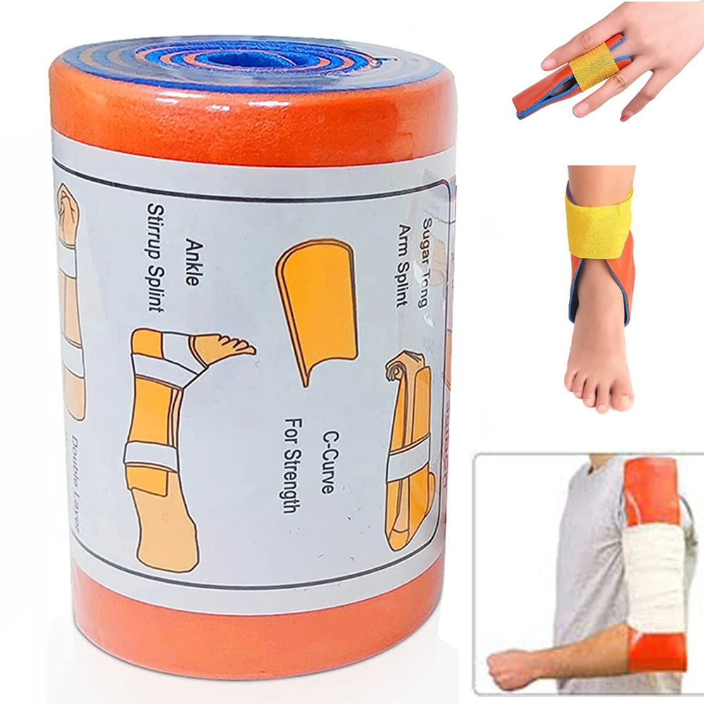 New First Aid Aluminum Splint Roll 11*46cm Medical Survival Polymer For Fixture Bone Emergency Medical Kit Outdoor Travel