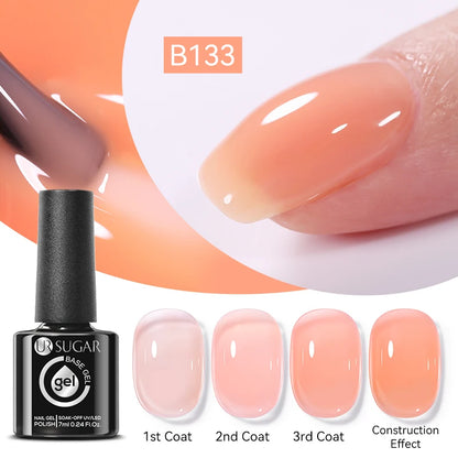 7ML Fiber Rubber Base Gel for Broken Nail Repaired Fiberglass