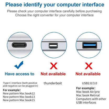 New 3-in-1 USB C Hub with 100W Power Delivery,USB 3.0/4K HDMI for MacBook,Surface/Chrome/Steam Deck,Stable Driver Smart Adapter