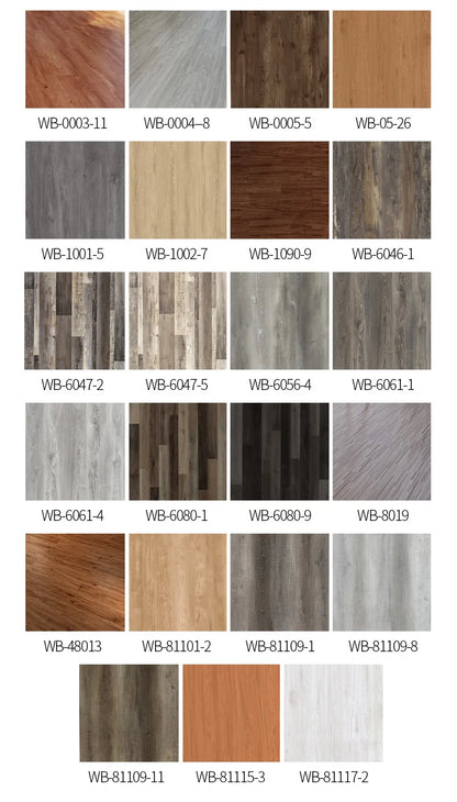 Self-Adhesive Wood Grain Floor Wallpaper Waterproof Wall Sticker