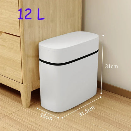 12L Storage Box Kitchen Garbage Bins Paper Basket