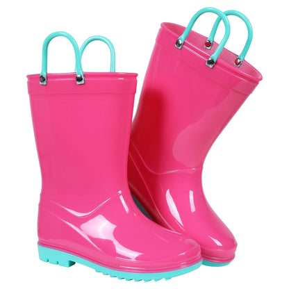 Kids Rain Boots With Handles Rain Shoes For Kids