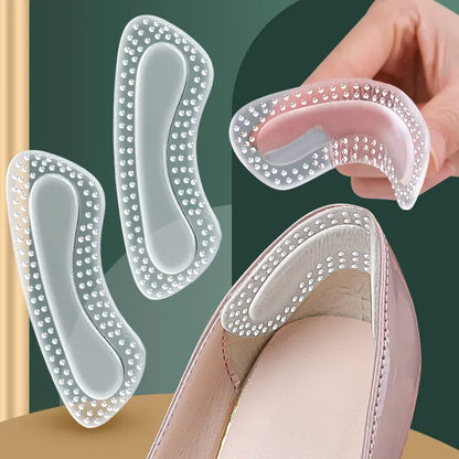 1Pair GEL Heel Protectors Adjustable Size Insoles