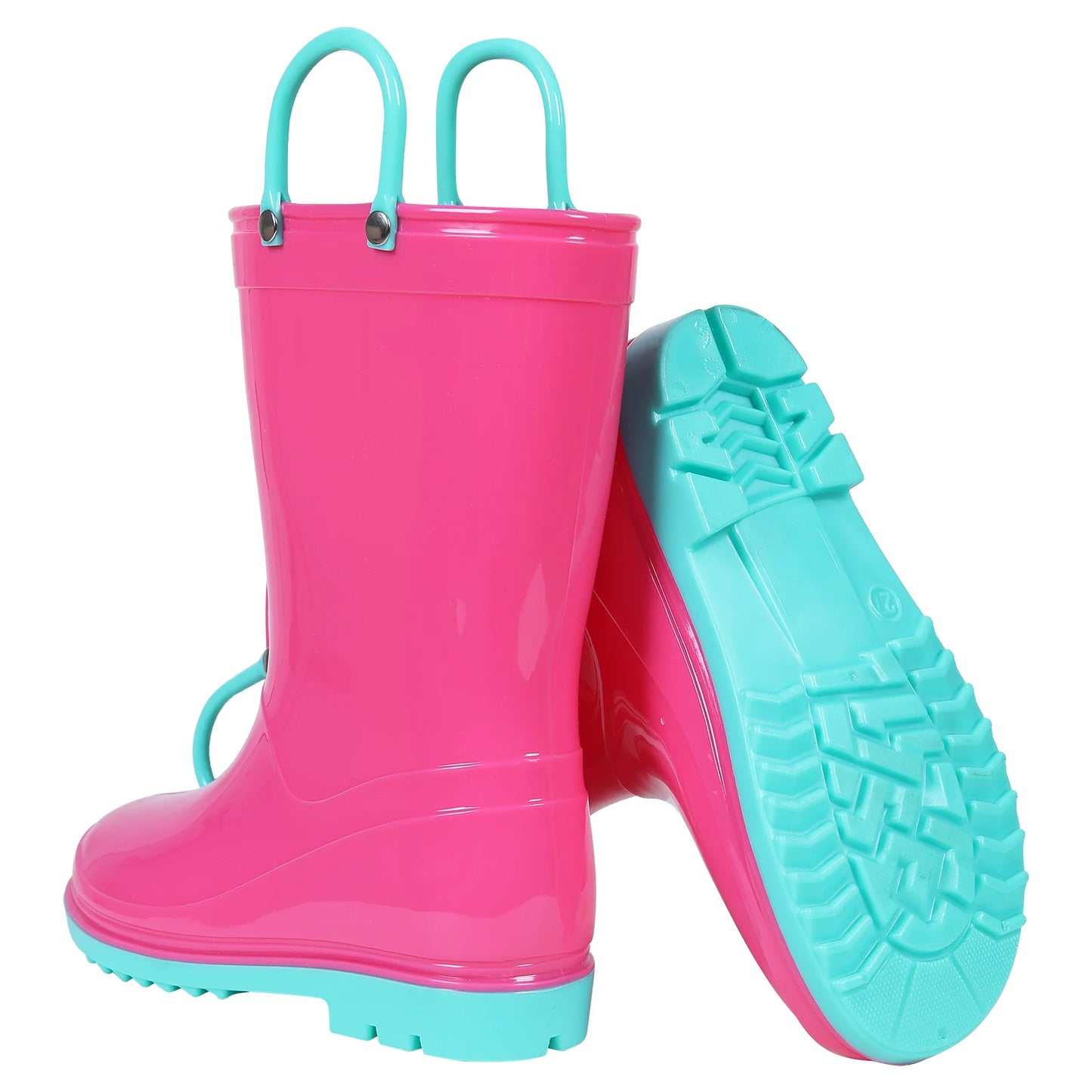 Kids Rain Boots With Handles Rain Shoes For Kids