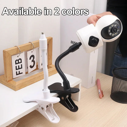 Portable Clip Mount Webcam Stand For Baby Monitor Camera Holder Home Flexible Twist Mounting Kit Attaches to Crib