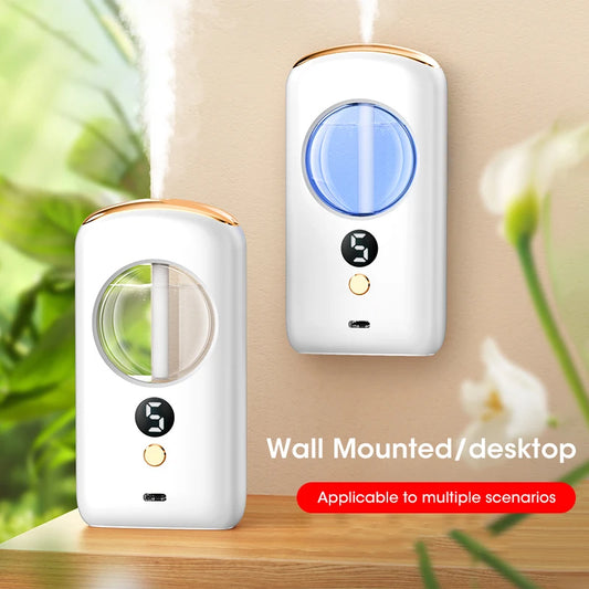 Smart Aromatherapy Machine Air Freshener Purifier Automatic Sprayer Essential Oil Perfume Diffuser Living Room Toilet Deodorizer