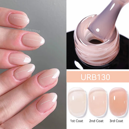 7ML Fiber Rubber Base Gel for Broken Nail Repaired Fiberglass