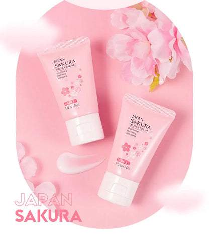 LAIKOU 30g Japan Sakura Essence Face Cream  Hydrate Moisturizing Cherry Blossom Refreshing Essence Facial Lotion Korean SkinCare