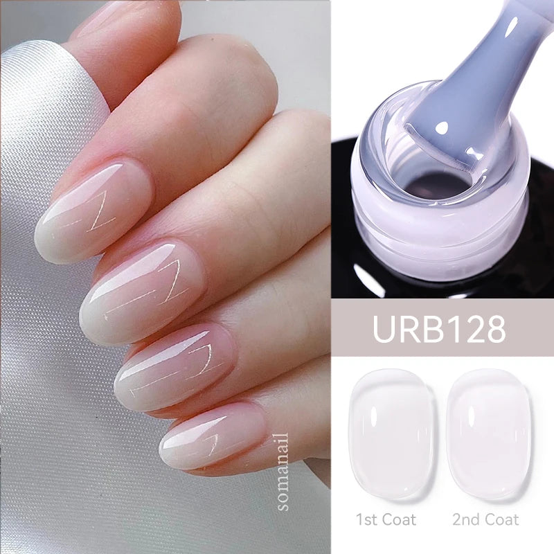 7ML Fiber Rubber Base Gel for Broken Nail Repaired Fiberglass