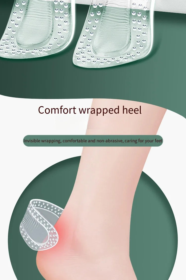 1Pair GEL Heel Protectors Adjustable Size Insoles