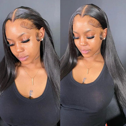 HD Lace Front Wigs 250% 13x6 HD Lace Front Wigs Straight Hair Invisible HD Lace Melt Skin HD Lace Front Human Hair Wig