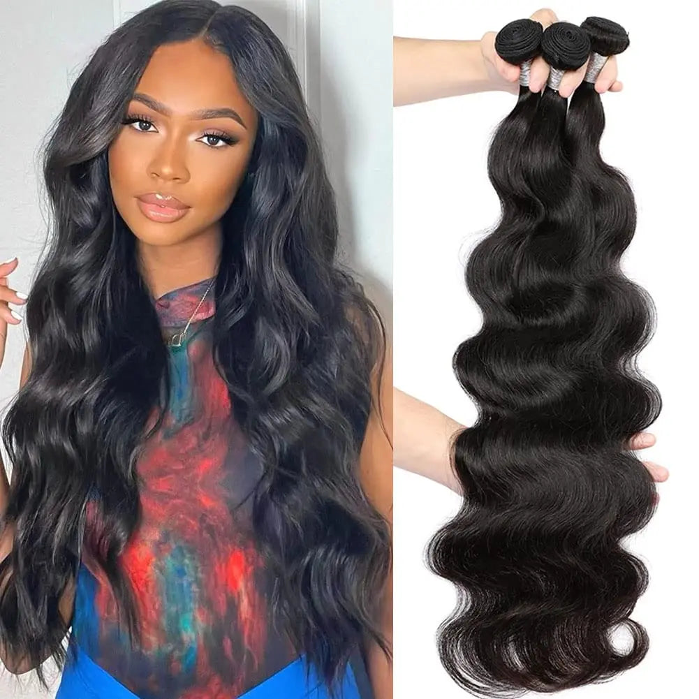 Brazilian Body Wave Bundles 100% Unprocessed Virgin Hair Human Hair Weave Bundles