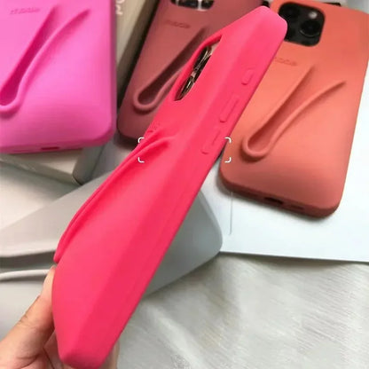 Phone Case For iPhone 11 Pro Max Portable Lip Gloss Holder Ins Hot Cover