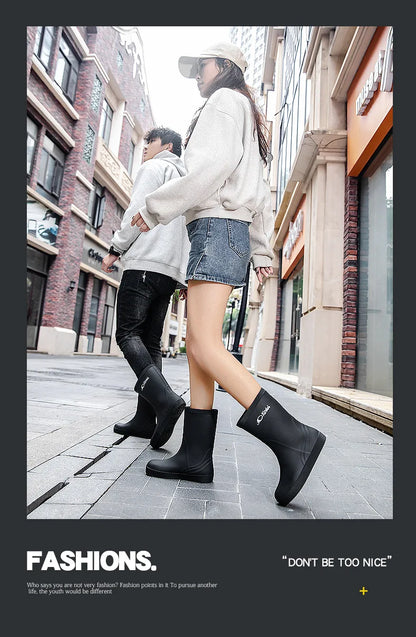 Fashionable and Versatile Rain Boots Rain Boot Waterproof