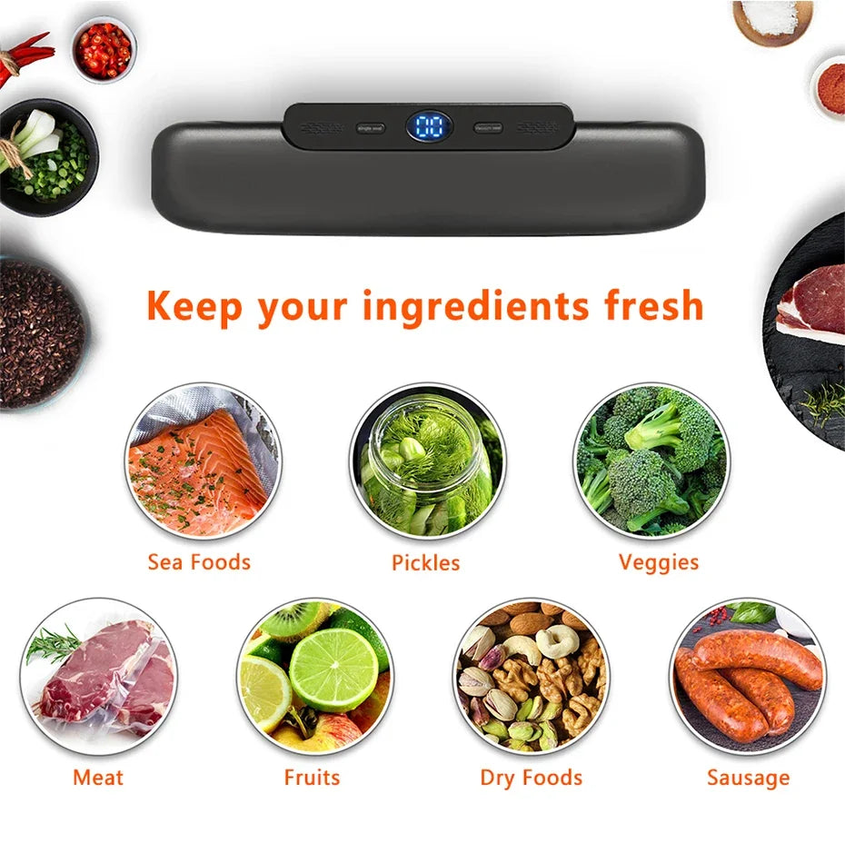 Vacuum Sealer Packaging Machine Food Vacuum Sealer Vacuum Food Sealing