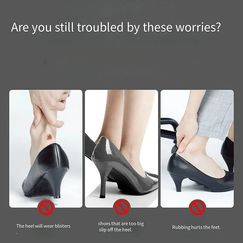 1Pair GEL Heel Protectors Adjustable Size Insoles