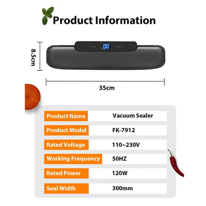 Vacuum Sealer Packaging Machine Food Vacuum Sealer Vacuum Food Sealing