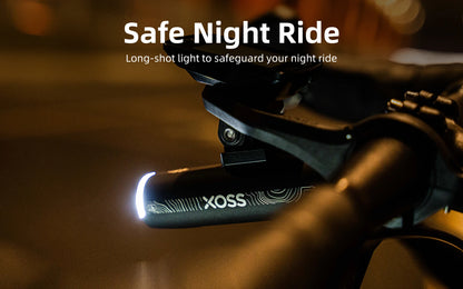 XOSS 1200 Lm Bike Light XL1200 Headlight Waterproof Type-C Rechargeable Front Lamp Bicycle Light Aluminum Ultralight Flashlight