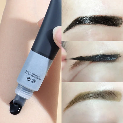 Semi Permanent Eyebrow Dye Tint Fast Gel Eyelash Kit Eyebrows Tint Dye Makeup Eyebrow Cream