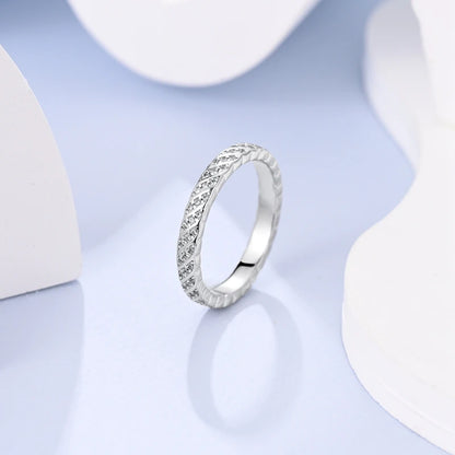 Silver Stackable Vintage Leaf Ring Crystal S925 Bowknot Rings Original Finger Rings Retro Jewelry