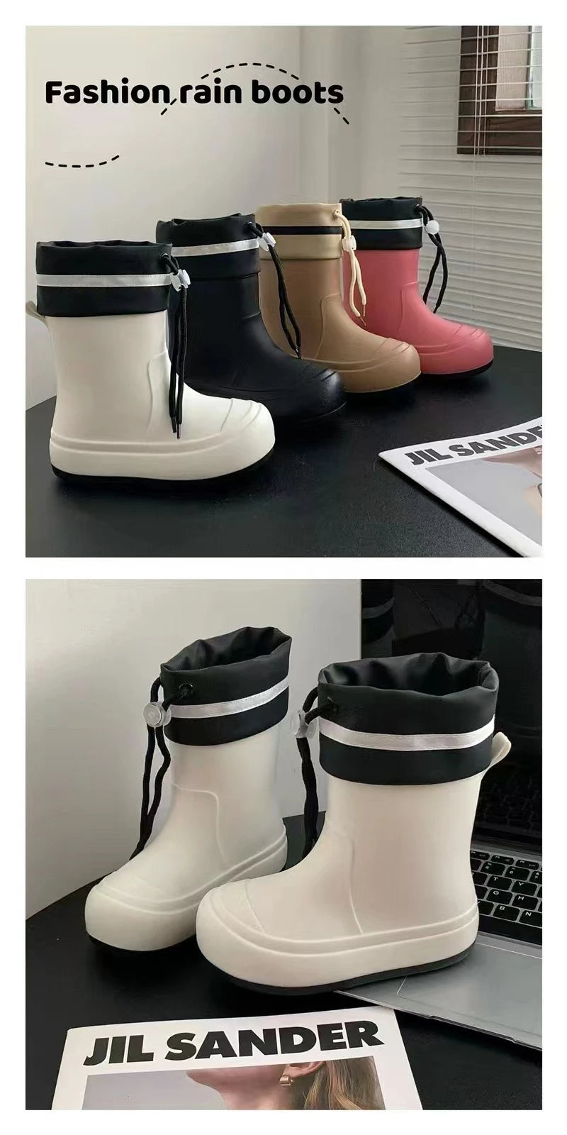 Children Rubber Boots Rain Boots Waterproof Botte De Pluie Enfants